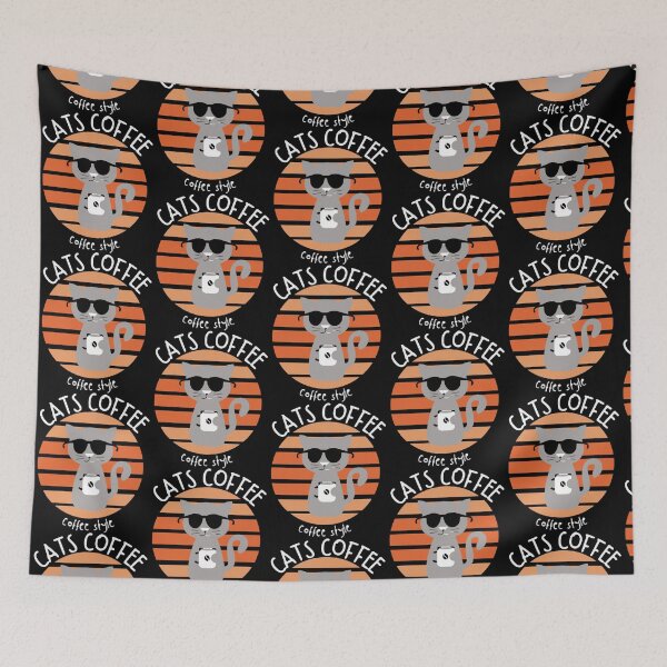 Item preview, Cats Coffee    designed and sold by BiblioFoxstore.