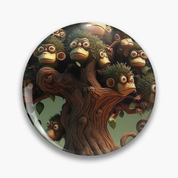 Item preview, Arbol de Monos Numero 3 designed and sold by YourSpoty.