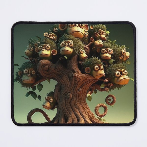 Item preview, Arbol de Monos Numero 3 designed and sold by YourSpoty.