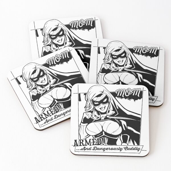 Item preview, Armed and Dangerous Super Mom Comic Art Graphic designed and sold by DCA-ComicArt.