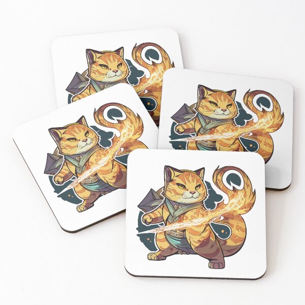 Item preview, Fire cat hero flame designed and sold by amtstickers.