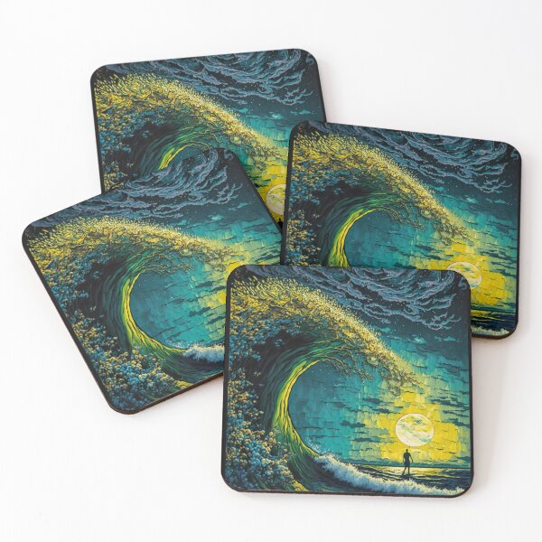 Item preview, Surfing in the moonlight designed and sold by KrisG-Art.