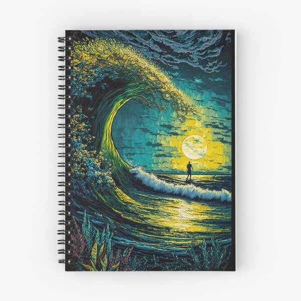 Item preview, Surfing in the moonlight designed and sold by KrisG-Art.