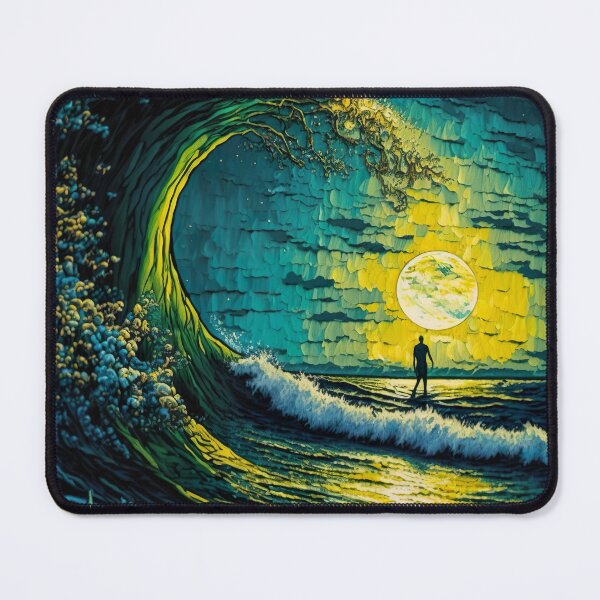 Item preview, Surfing in the moonlight designed and sold by KrisG-Art.