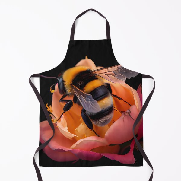 Artikelvorschau, Bee in a Flower: Hyper-realistic Macro Digital Art entworfen und verkauft von MTJ-Mushrooms.
