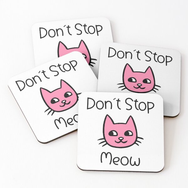 Item preview, Don´t Stop Meow Fitted Scoop designed and sold by BiblioFoxstore.
