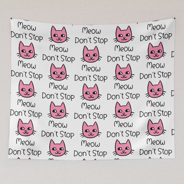Item preview, Don´t Stop Meow Fitted Scoop designed and sold by BiblioFoxstore.