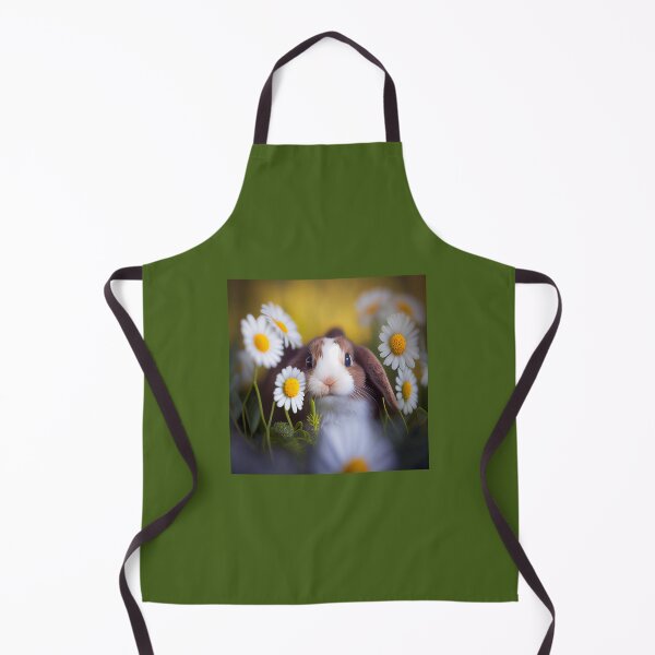 Item preview, A rabbit hidden in daisies designed and sold by LonelyKraken.