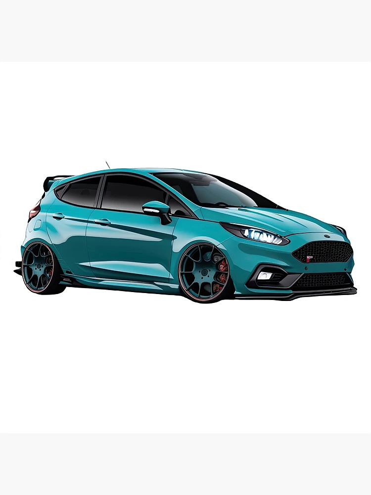 ford fiesta mk8 ST rear beige - Ford Fiesta St - Sticker