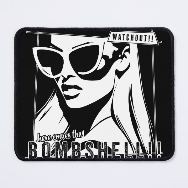 Item preview, Bombshell Pin-Up Girl Power Edgy Graphic Design designed and sold by DCA-ComicArt.