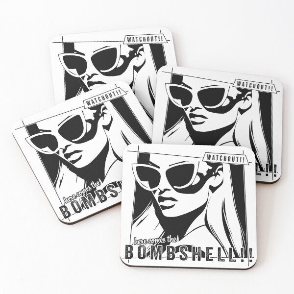 Item preview, Bombshell Pin-Up Girl Power Edgy Graphic Design designed and sold by DCA-ComicArt.