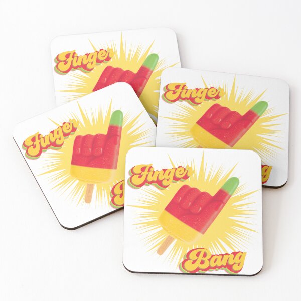 Item preview, Finger Bang Ice Pop Retro designed and sold by Tee-Star.
