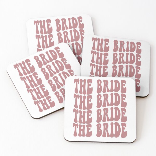Item preview, The Bride Dusty Pink Retro Graphic Bridal Party Gifts for Bachelorette Party designed and sold by mysticblvd.