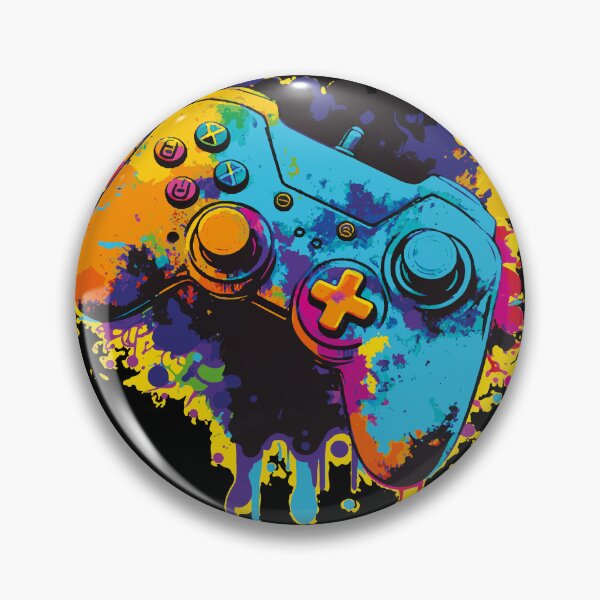 Artikelvorschau, Bunter Gaming-Controller entworfen und verkauft von HBWOLFARTS.