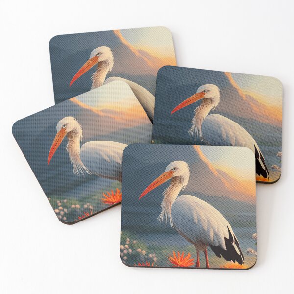 Item preview, Beautiful Stork Bird Design - Bird and Nature Lover Fun designed and sold by madtoyman.