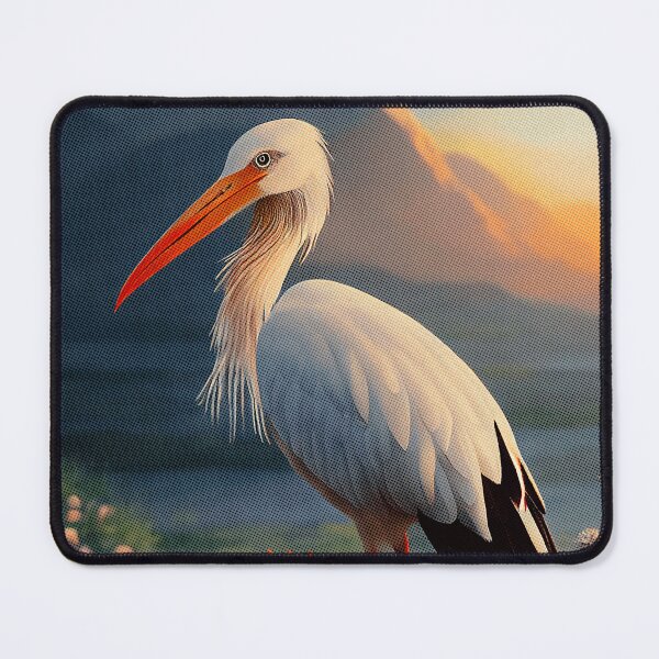 Item preview, Beautiful Stork Bird Design - Bird and Nature Lover Fun designed and sold by madtoyman.