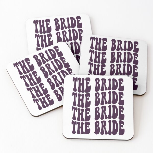 Item preview, The Bride Purple Retro Graphic Bridal Party Gifts for Bachelorette Party designed and sold by mysticblvd.