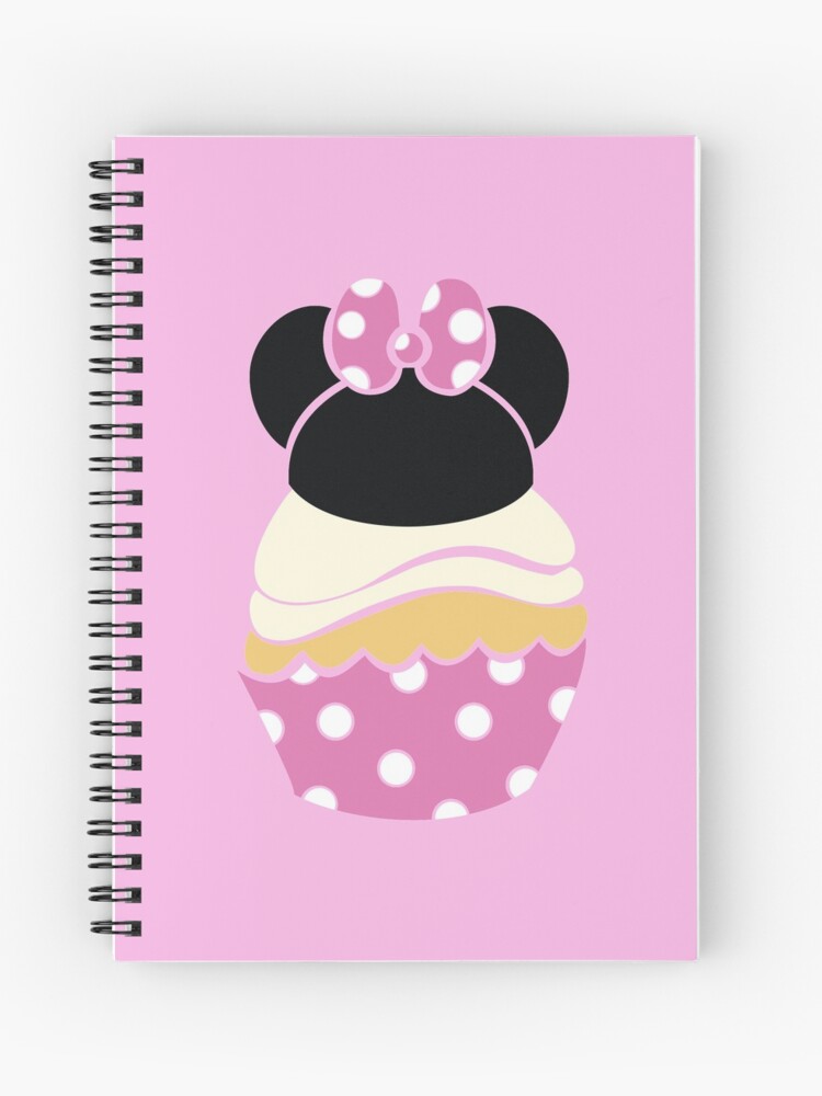 Cuaderno de espiral «Personajes de Cupcake: Minnie» de pondlifeforme |  Redbubble