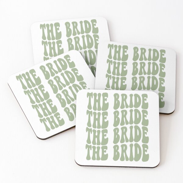 Item preview, The Bride Sage Green Retro Graphic Bridal Party Gifts for Bachelorette Party designed and sold by mysticblvd.