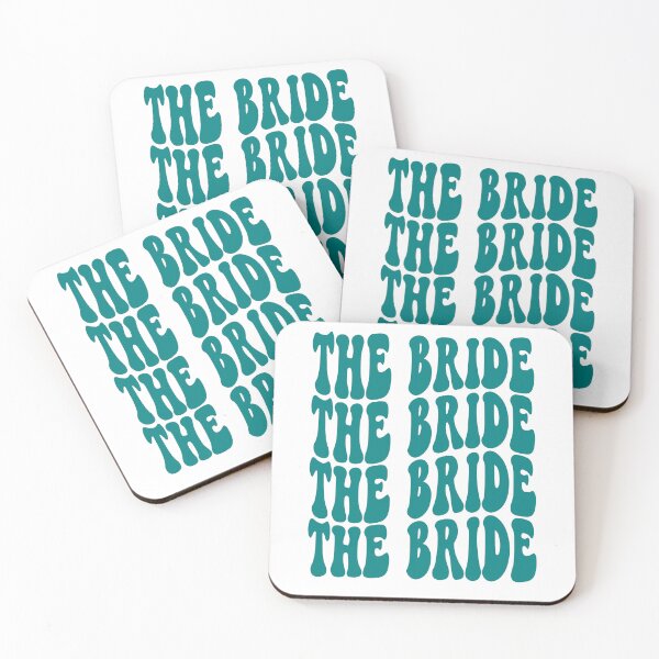 Item preview, The Bride Teal Retro Graphic Bridal Party Gifts for Bachelorette Party designed and sold by mysticblvd.