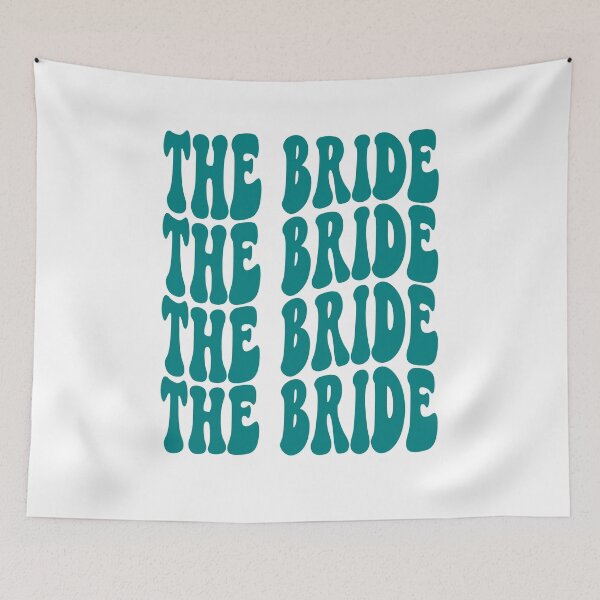 Item preview, The Bride Teal Retro Graphic Bridal Party Gifts for Bachelorette Party designed and sold by mysticblvd.