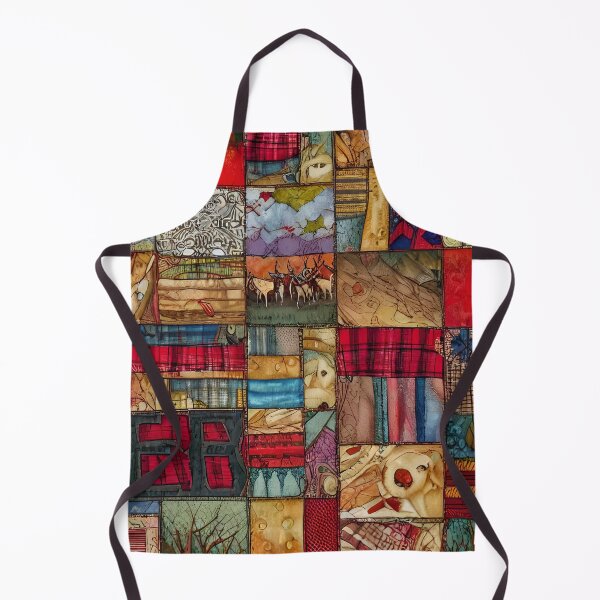 Item preview, Abstract Colorful Patchwork Simulated Quilt Pattern designed and sold by Sweet  Zoe Shop.