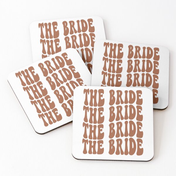 Item preview, The Bride Terracotta Retro Graphic Bridal Party Gifts for Bachelorette Party designed and sold by mysticblvd.