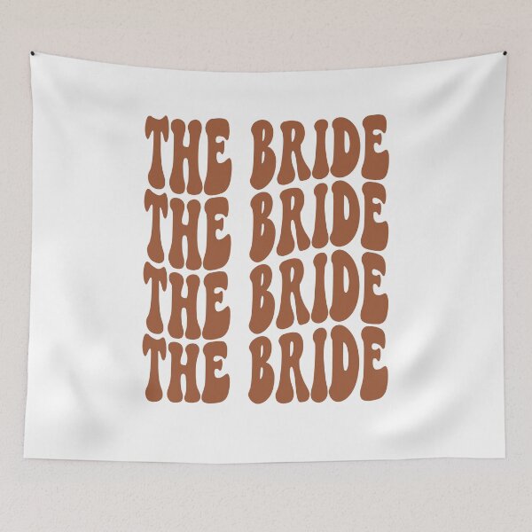 Item preview, The Bride Terracotta Retro Graphic Bridal Party Gifts for Bachelorette Party designed and sold by mysticblvd.