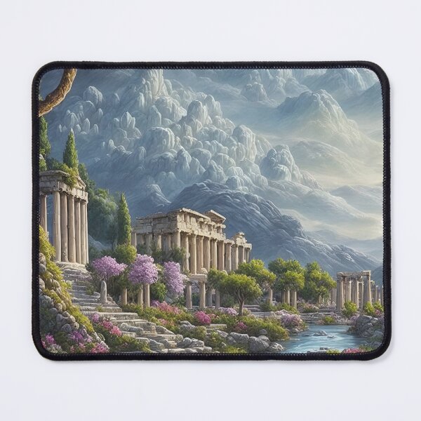 Item preview, Greek mythical clouds city painting designed and sold by RK - Shop.