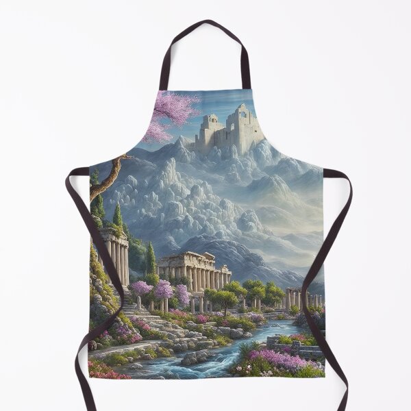 Item preview, Greek mythical clouds city painting designed and sold by RK - Shop.