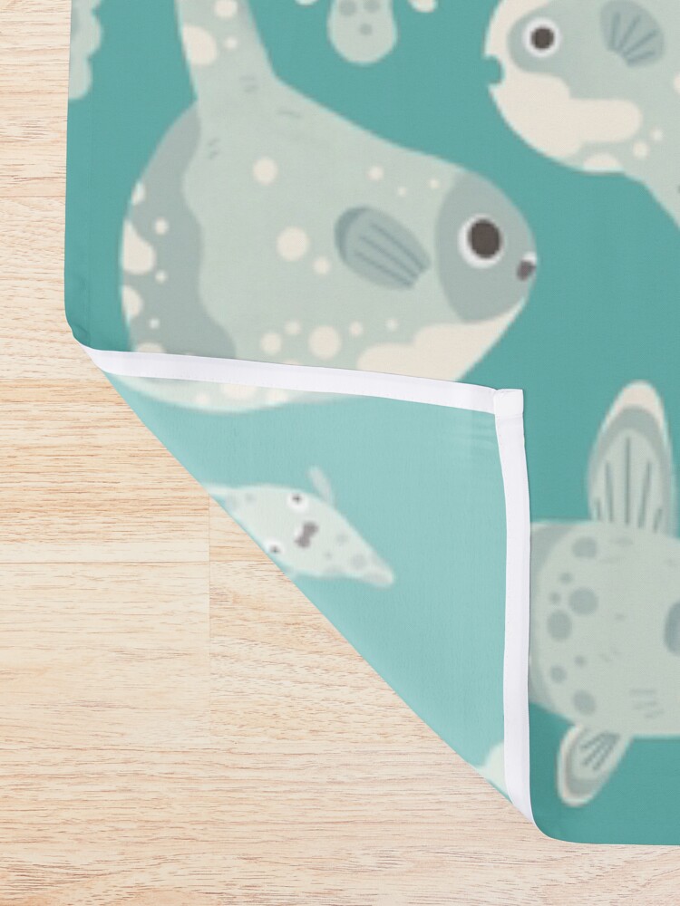 Alternate view of Mola Mola Shower Curtain