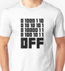 Fuck Off - Binary Code Unisex T-Shirt