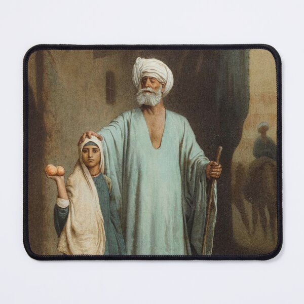 Item preview, The Blind Arabian Beggar - JEAN-LÉON GÉRÔME (1824-1904, French) designed and sold by Vintage Designs +.