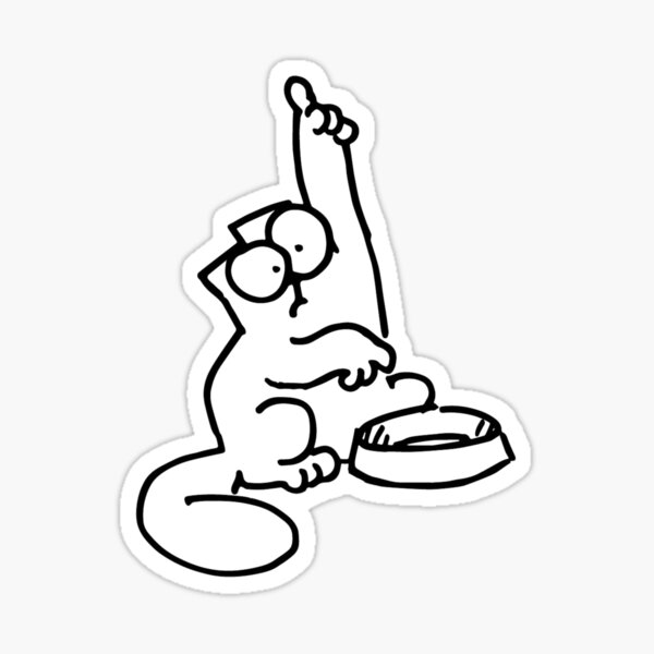 Simons Katze Sticker