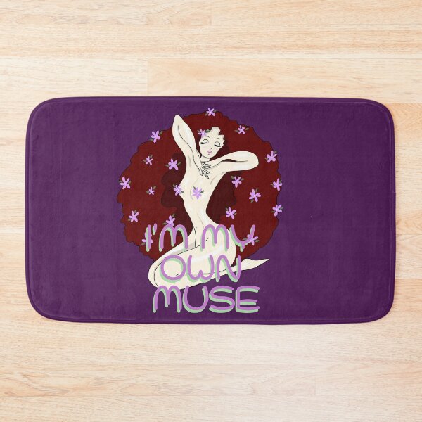 Item preview, I'm my own muse nature woman illustration designed and sold by La Loca.