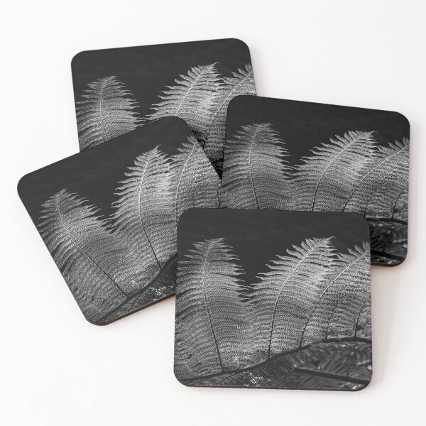 Item preview, Illuminating Fern Leaves in Black and White designed and sold by Chee Sim.