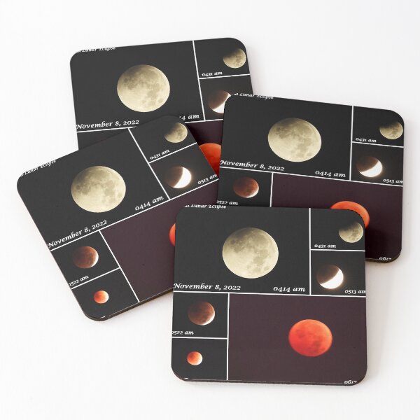 Item preview, Phases of the Total Lunar Eclipse designed and sold by PhotosBySusanne.