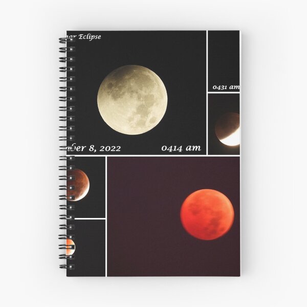 Item preview, Phases of the Total Lunar Eclipse designed and sold by PhotosBySusanne.