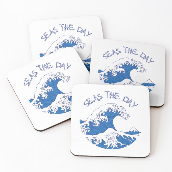 Item preview, Seas the Day Great Wave  designed and sold by SpringBreezeDes.