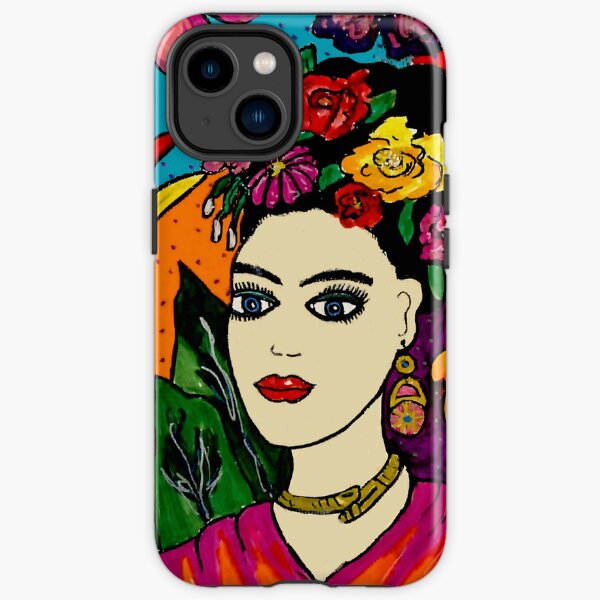 Lady with Parrot iPhone Tough Case