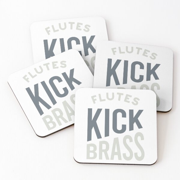 Item preview, Flute Pun Flutes Kick Brass designed and sold by whyitsme.