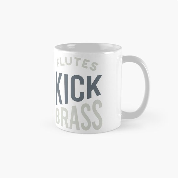 Item preview, Flute Pun Flutes Kick Brass designed and sold by whyitsme.