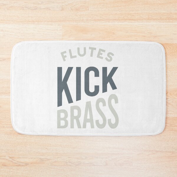 Item preview, Flute Pun Flutes Kick Brass designed and sold by whyitsme.