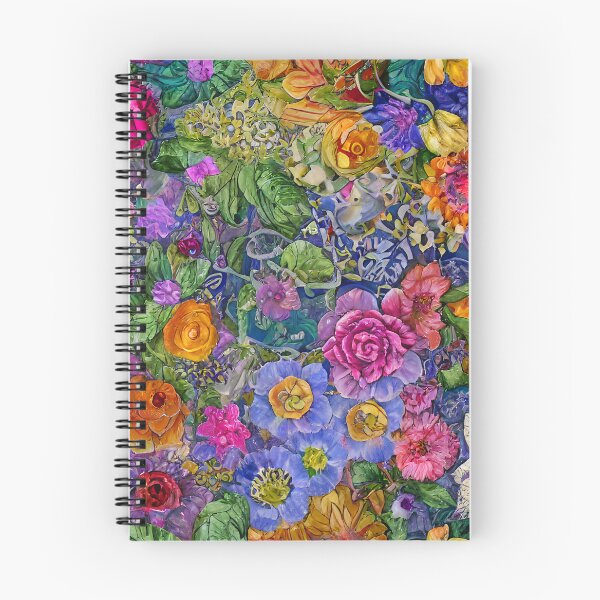Item preview, Colorful Bed of Abstract Flowers Design designed and sold by Sweet  Zoe Shop.
