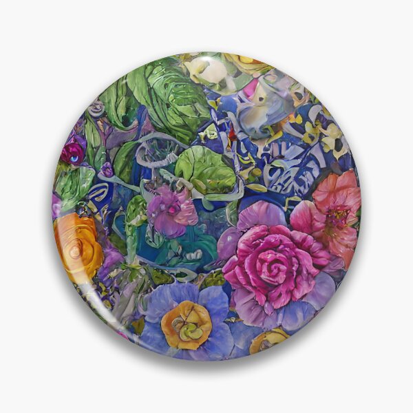 Item preview, Colorful Bed of Abstract Flowers Design designed and sold by Sweet  Zoe Shop.