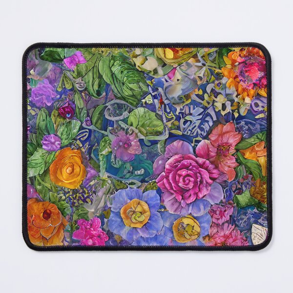 Item preview, Colorful Bed of Abstract Flowers Design designed and sold by Sweet  Zoe Shop.