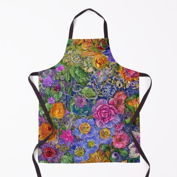 Item preview, Colorful Bed of Abstract Flowers Design designed and sold by Sweet  Zoe Shop.
