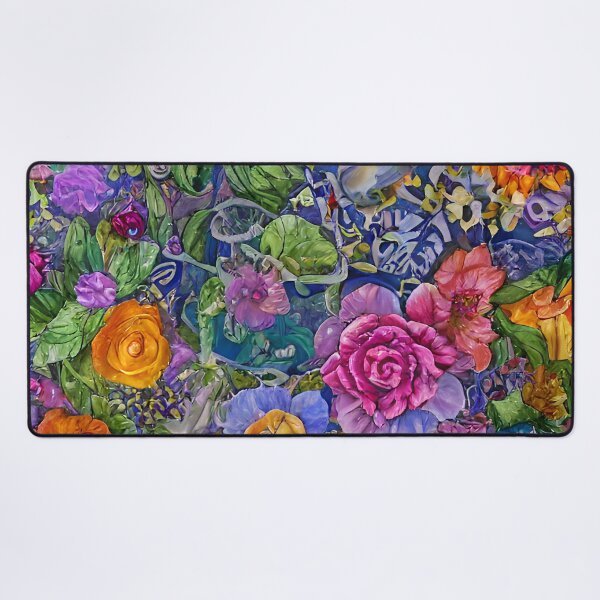 Item preview, Colorful Bed of Abstract Flowers Design designed and sold by Sweet  Zoe Shop.