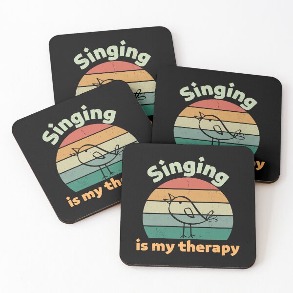 Item preview, Singing is my therapy! retro bright designed and sold by Line2Rhyme.