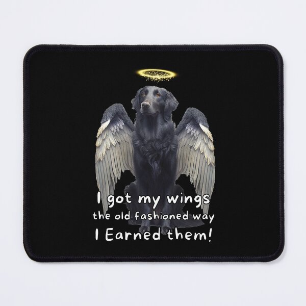 Item preview, Angel dogs - Flat-Coated Retriever designed and sold by SteampunkMoai.